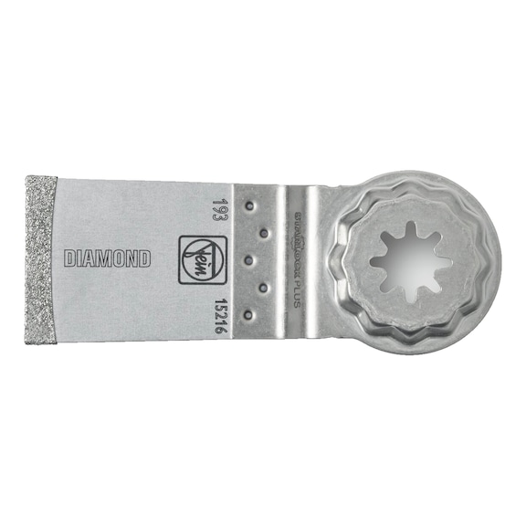 FEIN E-Cut Diamant-S&auml;geblatt L&auml;nge 50 mm Breite 35 mm Aufnahme SLP 63502193210 - S&auml;gelblatt (Sonstiges)