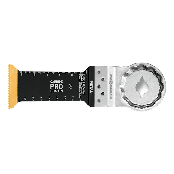 FEIN E-Cut Carbide Pro length 75 mm width 32 mm PU 1 pc holder SLM 63502238210 - Plunge-cut saw blade