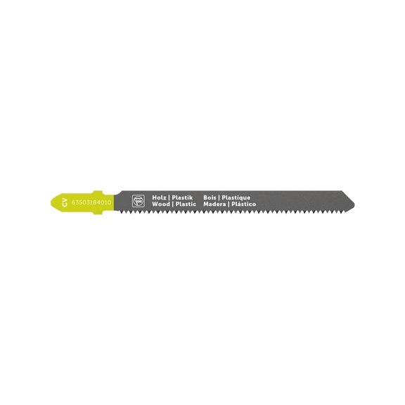 FEIN jigsaw blade CV 75 T1.5 WP SC (WxL) 8x100mm TPI 17 5 pieces 63503184010 - Jigsaw blades for laminate and plastic