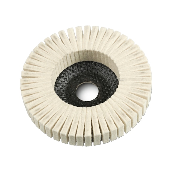 FEIN Felt flap disc soft version Diameter 125 mm 63723037010 - Abrasive tool made of abrasive on backing
