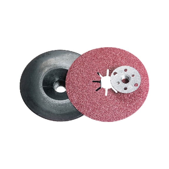 FEIN Elastischer Schleifteller Durchmesser 125 mm 63806087013 - Schleifwerkzeug aus Schleifmittel auf Unterlage
