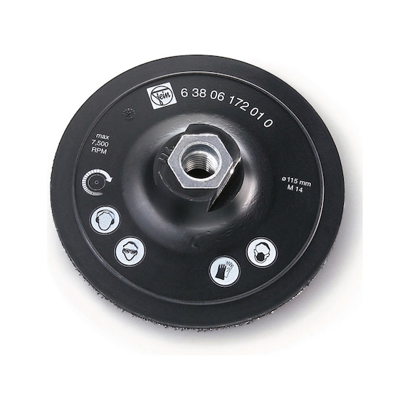 FEIN backing pad diameter 115 mm 63806172010 - Adhesive backing pad