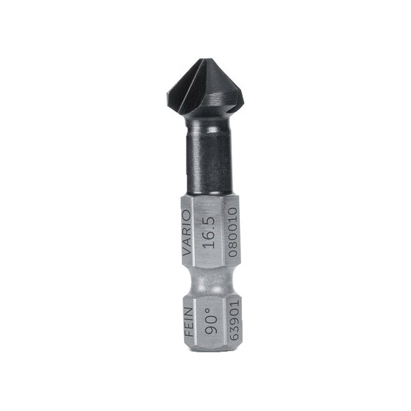 FEIN VARIO 90 Grad Kegelsenker Durchmesser 16.5 mm M8 L.60 mm HSS 63901080010 - Stufen- und Kegelsenker (nicht l&ouml;sbare Schneiden)