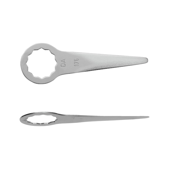 FEIN cutting blade straight shape Cutting length 40 mm Overall length 90 mm 63903176015 - Cutting blade