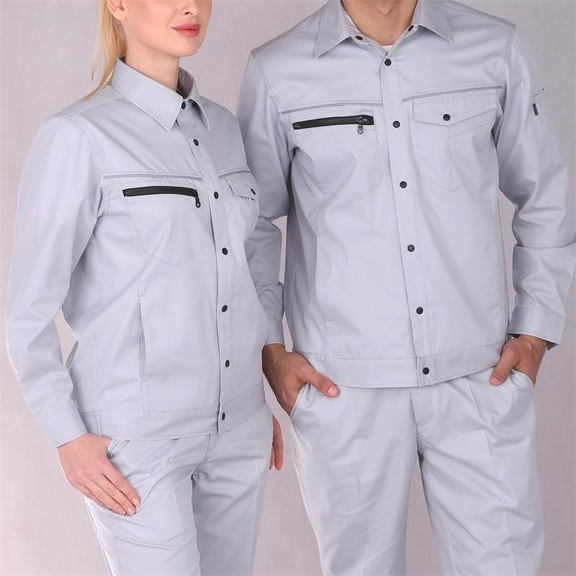 Scader Summer Long-Sleeve Workwear CVC2402 - Scader Summer Long-Sleeve Workwear CVC2402