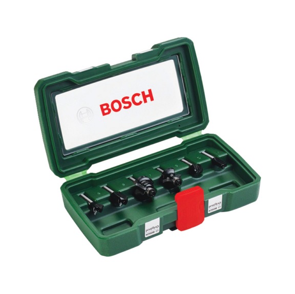 BOSCH Carbide milling cutter set (6 mm shank), 6-piece 2607019464 - Router bit set (carbide)