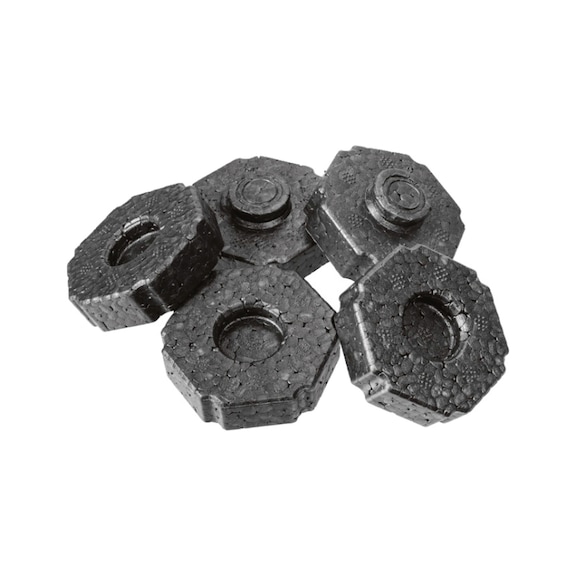 BOSCH Koffersystem Schaumstoffblock-Set, 5 teilig 1600A025A1 - Einteilungsset f&uuml;r Werkzeugkoffer (Werkstatt)