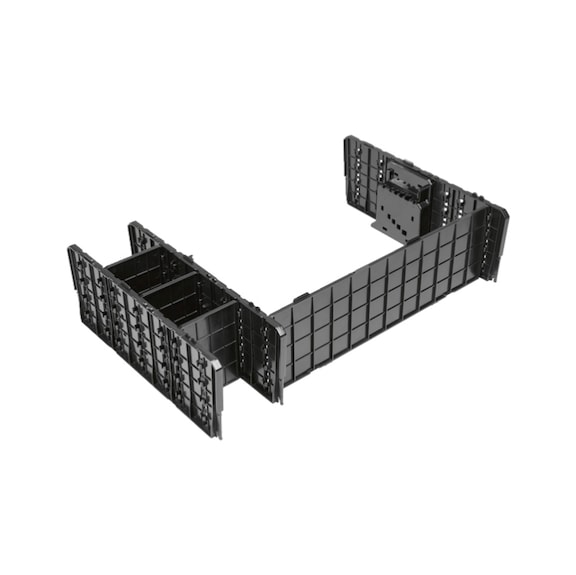 BOSCH Koffersystem Trennwand-Set f&uuml;r XL-BOXX 1600A0259X - Einteilungsset f&uuml;r Werkzeugkoffer (Werkstatt)