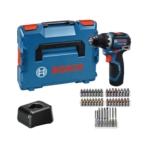 BOSCH Cordless drill/driver GSR 12V-32 1x GBA 12V 2 Ah 1x GBA 12V 4 Ah L-BOXX 06019N7005 - Drill driver (cordless)