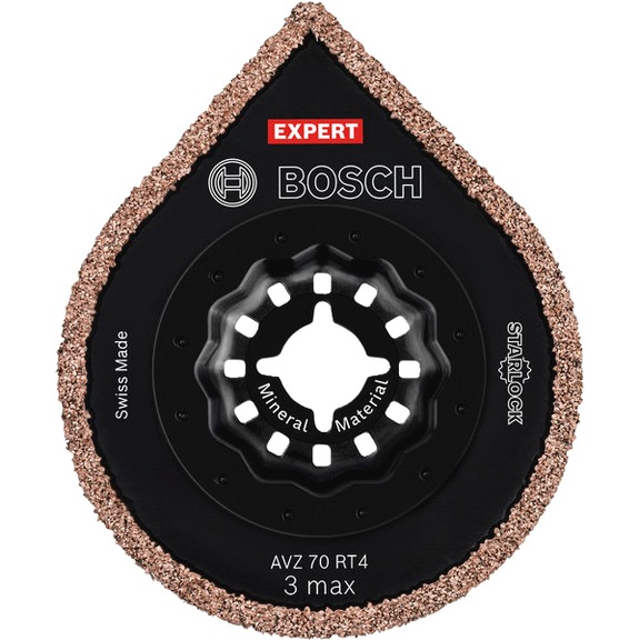 BOSCH EXPERT AVZ 70 RT4 3 max grout removal pad, diameter 70 mm 2608902055 - EXPERT AVZ 70 Grout Removal Plate
