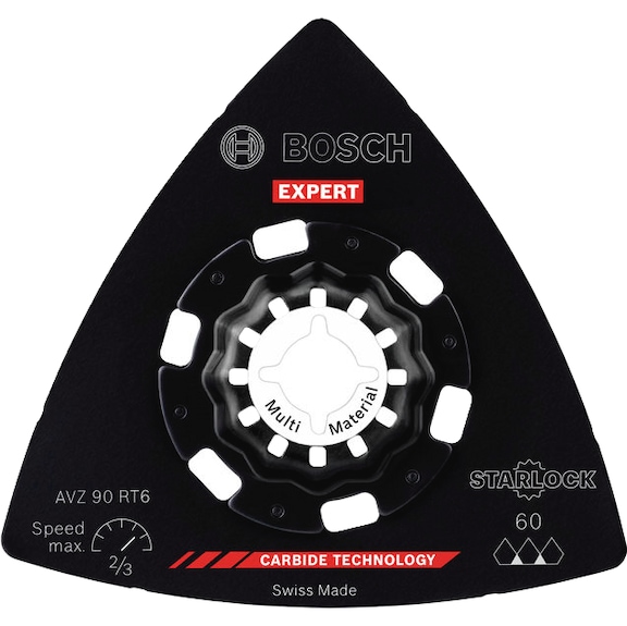 BOSCH EXPERT AVZ 90 RT6 sanding plate, 90 mm 2608902064 - EXPERT AVZ 90 sanding pad