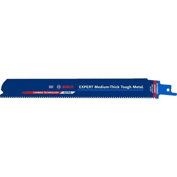 BOSCH EXPERT Medium-Thick Tough Metal S1155HHC reciprocating saw blade, 3-piece set 2608902324 - EXPERT S1155HHC reciprocating saw blade