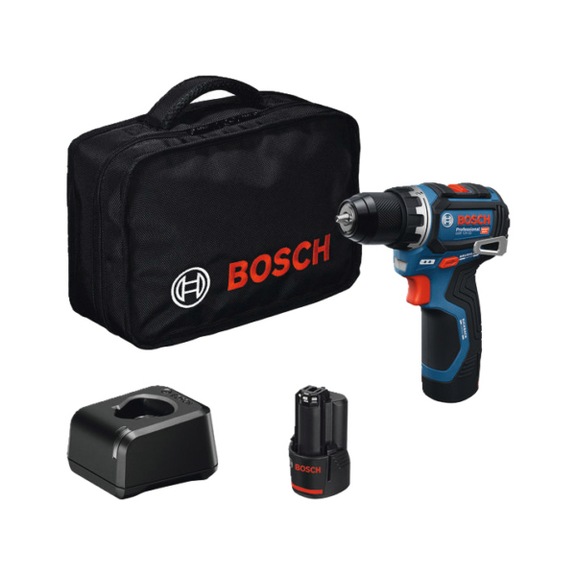BOSCH Akku-Bohrschrauber GSR 12V-32, 2 x GBA 12V 2.0Ah, Werkzeugtasche 06019N7003 - Bohrschrauber (Akku)