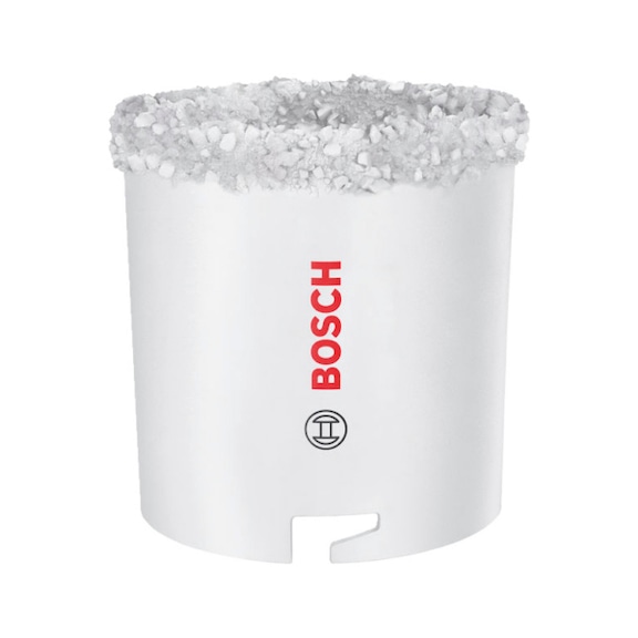 BOSCH Brick and Soft Tile hole saw with clip-on holder, 67 x 60 mm 2608594535 - Brick and Soft Tile Hole Saw with Clip-On Holder