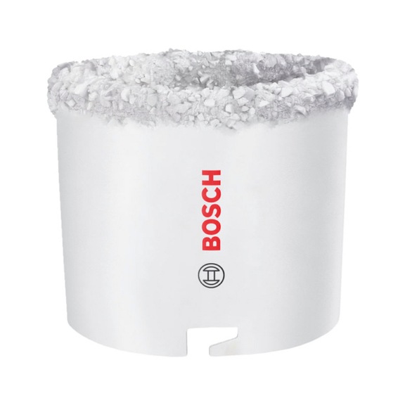 BOSCH Brick and Soft Tile hole saw with clip-on holder, 83 x 60 mm 2608594537 - Brick and Soft Tile Hole Saw with Clip-On Holder