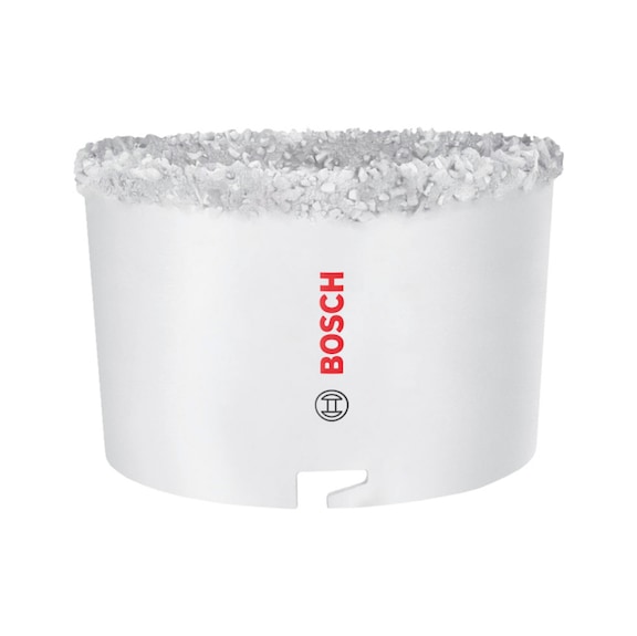 BOSCH Brick and Soft Tile hole saw with clip-on holder, 103 x 60 mm 2608594538 - Brick and Soft Tile Hole Saw with Clip-On Holder