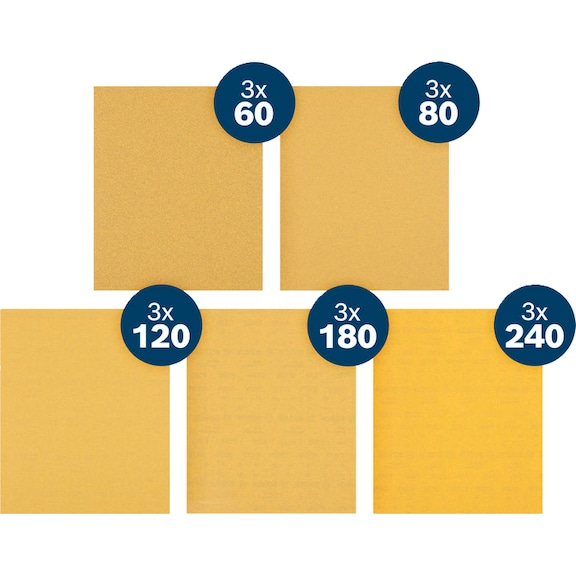 BOSCH EXPERT C470 Sandpaper Set