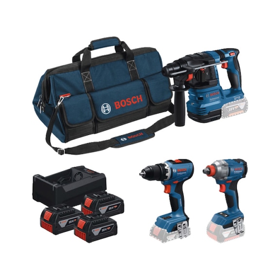 BOSCH Combo Kit 18V-Set mit 3 Werkzeugen 0615A50093 - Elektrowerkzeugset