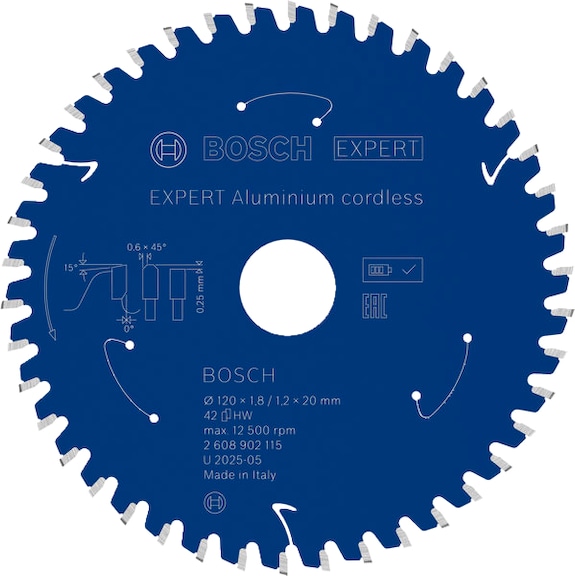 BOSCH EXPERT Aluminium circular saw blade