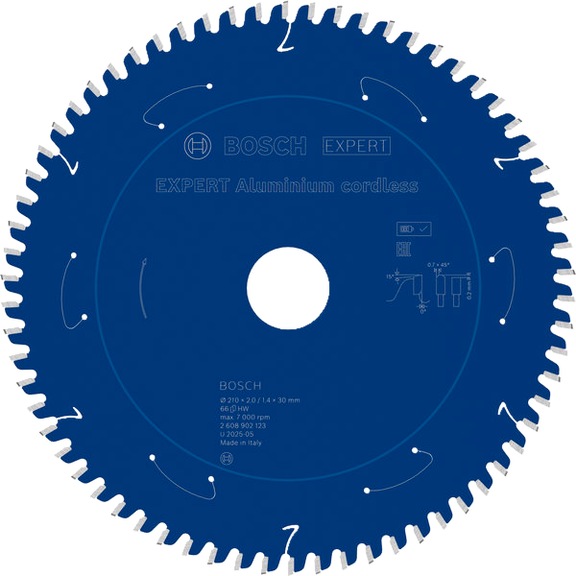 BOSCH EXPERT Aluminium Kreiss&auml;geblatt, 210x30 mm, Z66 2608902123 - EXPERT Aluminium Kreiss&auml;geblatt