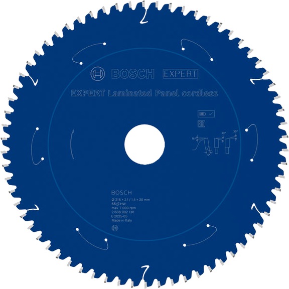 BOSCH EXPERT Laminated Panel Kreiss&auml;geblatt, 216x2,1x30 mm, Z66 2608902130 - EXPERT Laminated Panel Kreiss&auml;geblatt