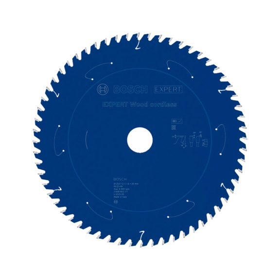 BOSCH EXPERT Wood circular saw blade, 254 x 1.6 x 30 mm, Z60 2608902177 - EXPERT Wood Circular Saw Blade