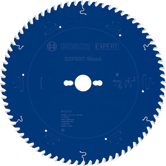 BOSCH EXPERT Wood circular saw blade, 300 x 3.2 x 30 mm, Z72 2608902183 - EXPERT Wood Circular Saw Blade