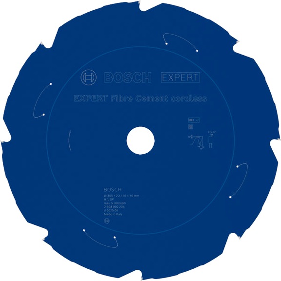 BOSCH EXPERT Fiber Cement Kreiss&auml;geblatt, 305x2,2x30 mm, Z8 2608902204 - EXPERT Fiber Cement Kreiss&auml;geblatt