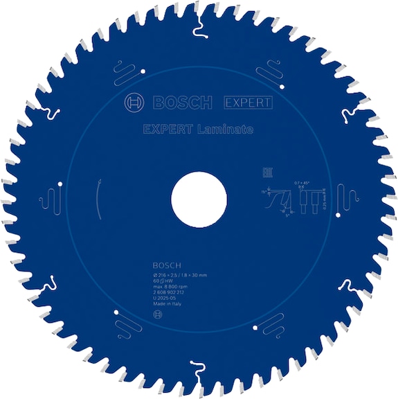 BOSCH EXPERT Laminat Kreiss&auml;geblatt, 216x30 mm, Z60 2608902212 - EXPERT Laminat Kreiss&auml;geblatt
