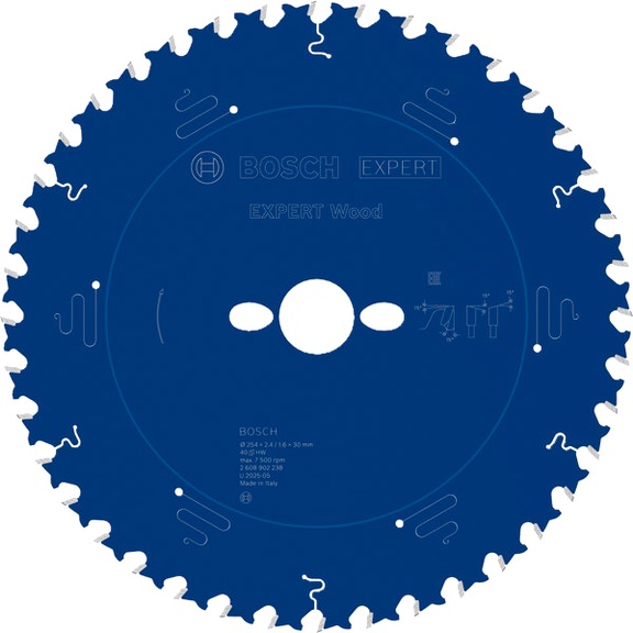 BOSCH EXPERT Wood circular saw blade, 254 x 2.4 x 30 mm, Z40 2608902238 - EXPERT Wood Circular Saw Blade