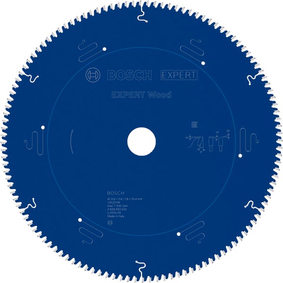 BOSCH EXPERT Wood circular saw blade, 254 x 25.4 mm, Z120 2608902244 - EXPERT Wood Circular Saw Blade