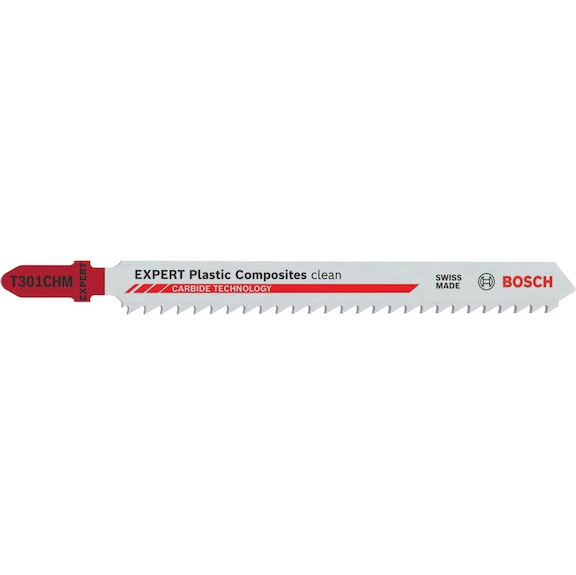 BOSCH EXPERT Plastic Composites clean T301CHM Stichs&auml;geblatt, 3 teilig 2608902471 - S&auml;geblatt f&uuml;r Stichs&auml;ge