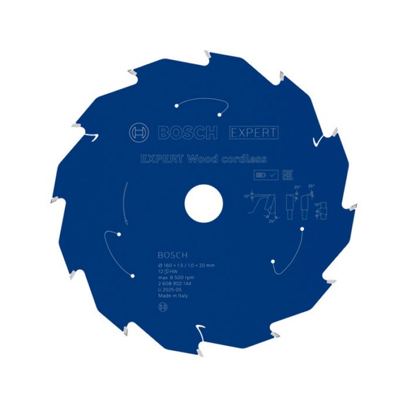BOSCH EXPERT Wood Kreiss&auml;geblatt, 160x20 mm, Z12 2608902144 - EXPERT Wood Kreiss&auml;geblatt