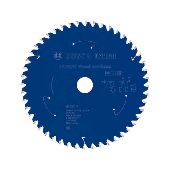 BOSCH EXPERT Wood Kreiss&auml;geblatt, 160x1,45x20 mm, Z48 2608902147 - EXPERT Wood Kreiss&auml;geblatt