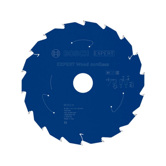 BOSCH EXPERT Wood Kreiss&auml;geblatt, 190x30 mm, Z18 2608902155 - EXPERT Wood Kreiss&auml;geblatt