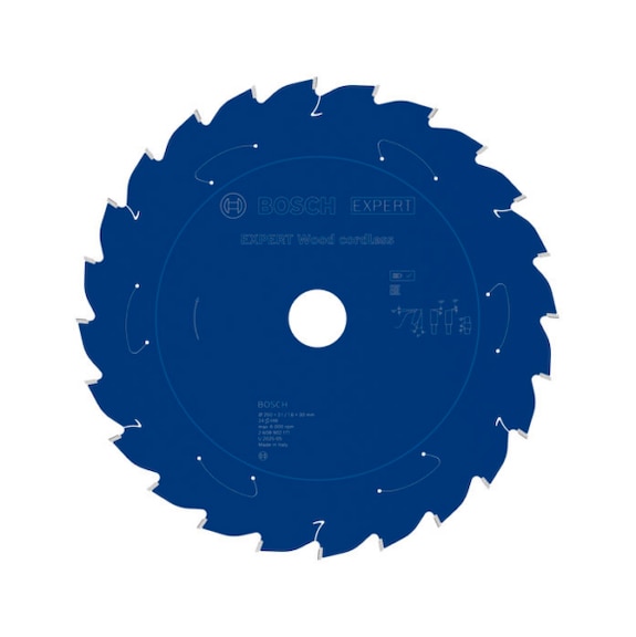 BOSCH EXPERT Wood circular saw blade, 250 x 30 mm, Z24 2608902171 - EXPERT Wood Circular Saw Blade