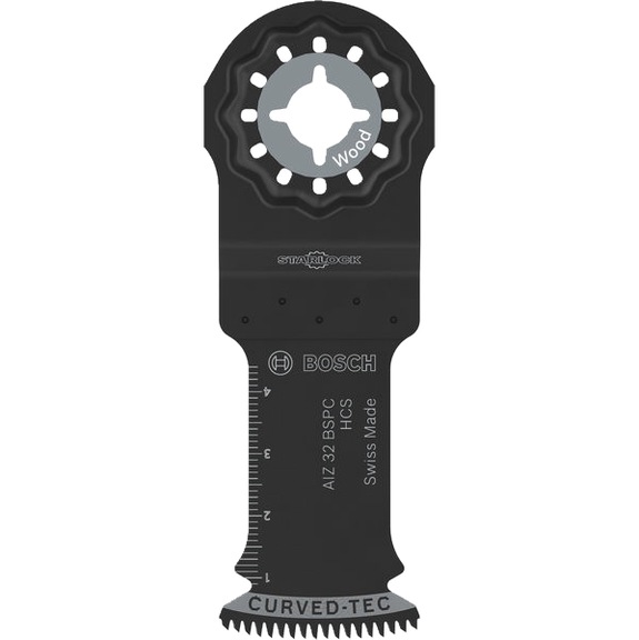 BOSCH AIZ 32 BSPC Holz Tauchs&auml;geblatt, Starlock, 32 x 50 mm, 5 teilig 2608669244 - S&auml;geblatt f&uuml;r Oszillierer