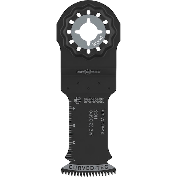 BOSCH AIZ 32 BSPC Holz Tauchs&auml;geblatt, Starlock, 32 x 50 mm, 10 teilig 2608669245 - S&auml;geblatt f&uuml;r Oszillierer