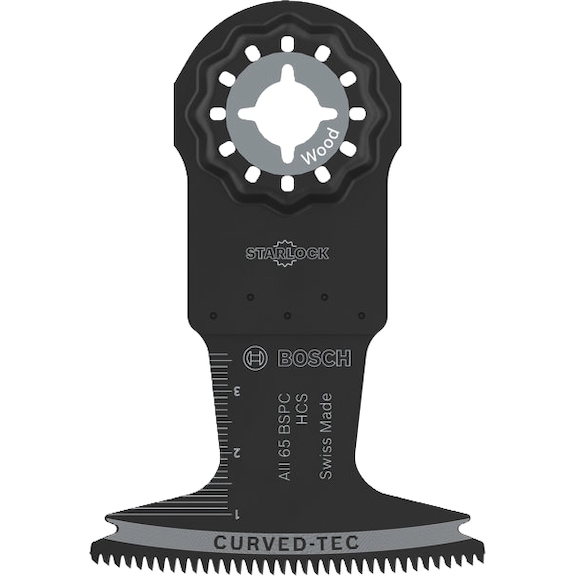 BOSCH AII 65 BSPC Holz Tauchs&auml;geblatt, Starlock, 65 x 40 mm, 10 teilig 2608669260 - S&auml;geblatt f&uuml;r Oszillierer