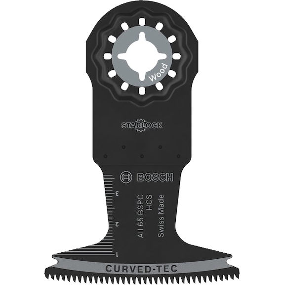 BOSCH AII 65 BSPC wood plunge-cut saw blade, Starlock, 65 x 40 mm 2608669261 - Saw blade for oscillator