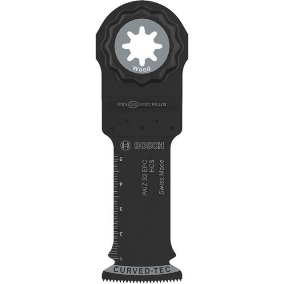 BOSCH PAIZ 32 EPC wood plunge-cut saw blade, Starlock, 32 x 60 mm, set of 10 2608669277 - Saw blade for oscillator