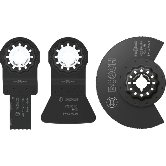 BOSCH Fliesen Blattset, 3 teilig 2607017773 - S&auml;geblatt Sortiment