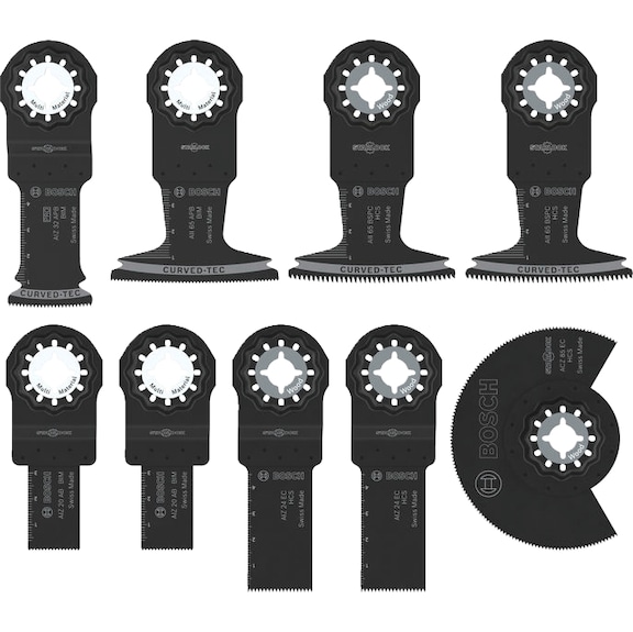 BOSCH Wood and soft metal set, 9-piece 2608669335 - Saw blade (parts)