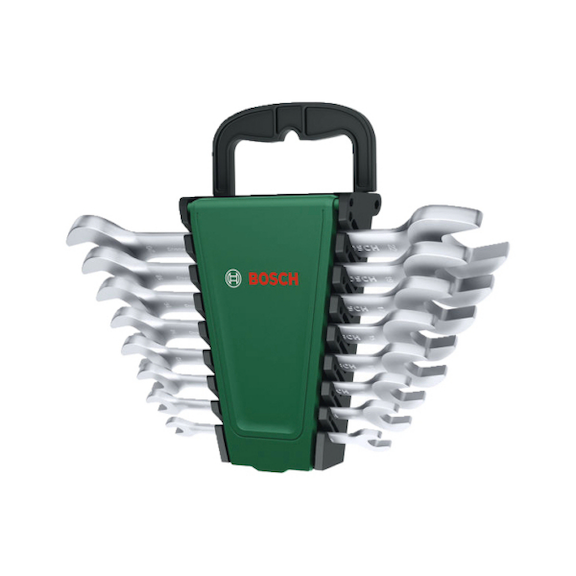 BOSCH Hand tools: 8-piece combination spanner set 1600A03HM8 - Open-end spanner set