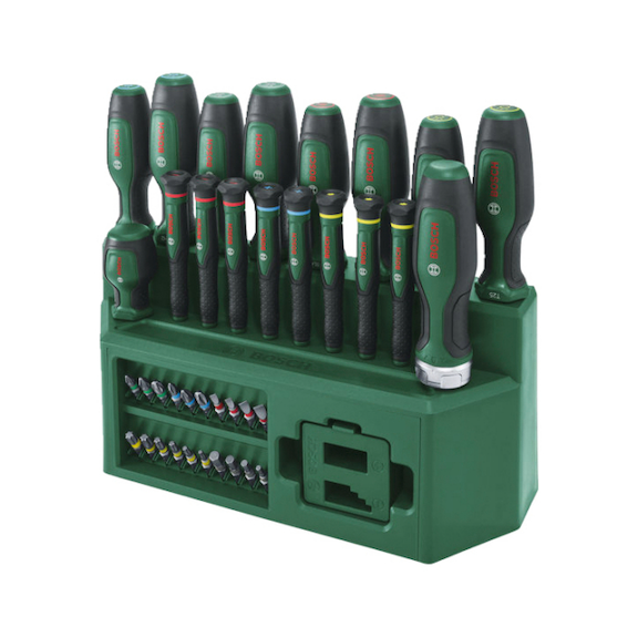 BOSCH Hand tools Screwdriver set, mixed, 39-piece 1600A02Z9L - Assortment of tools/toolbox