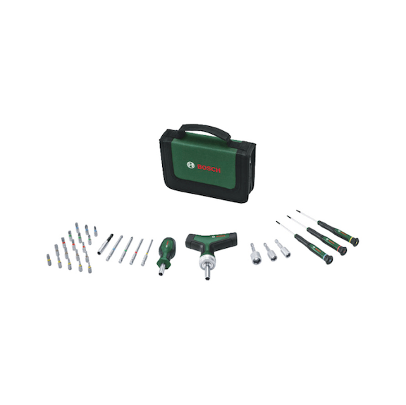 BOSCH Hand tools Screwdriver set, mixed, 31-piece 1600A039HX - Assortment of tools/toolbox
