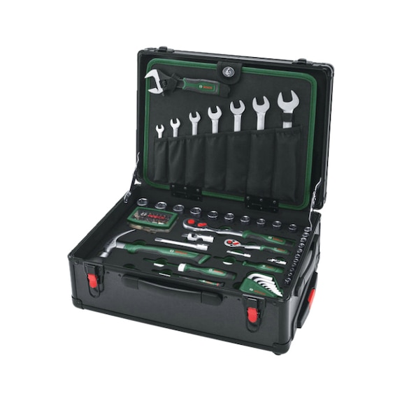 BOSCH Handwerkzeuge Rollwerkzeugkoffer-Set 119-teilig 1600A02ZB4 - Handwerkzeug Sortiment, Handwerkzeugsatz