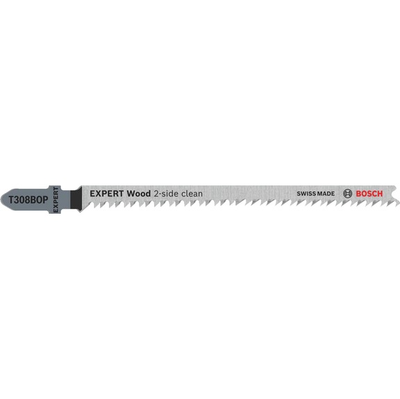 BOSCH EXPERT Wood 2-side clean T308BOP Stichs&auml;geblatt, 5 teilig 2608902485 - S&auml;geblatt f&uuml;r Stichs&auml;ge