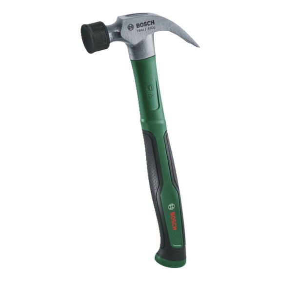 BOSCH Handwerkzeuge Klauenhammer 450 g / 16 oz + weicher Sto&szlig;f&auml;nger 1600A034GK - Klauenhammer