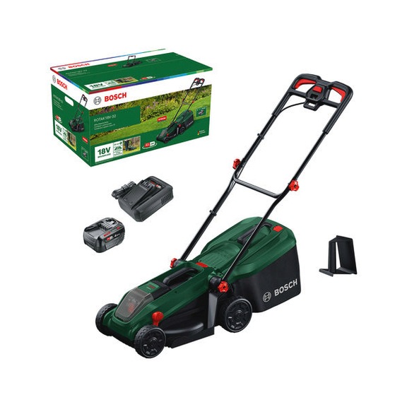 BOSCH ROTAK18V-32 cordless lawnmower, 1 x PBA 18V 4.0Ah battery 06008B9P00 - Lawn mower (cordless)